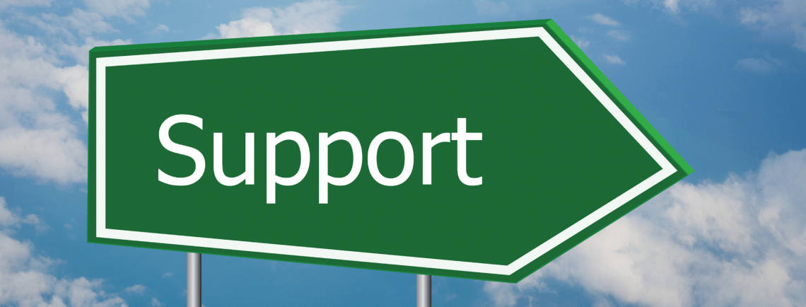 Support Programs Support Sign Image